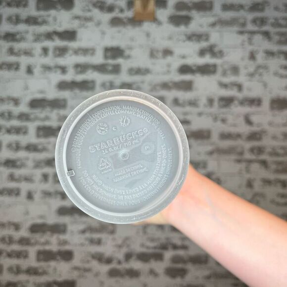 Starbucks | gray wave scalloped drink cup with straw - Picture 6 of 6